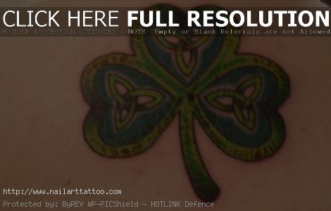 3 Leaf Clover Tattoos For Men