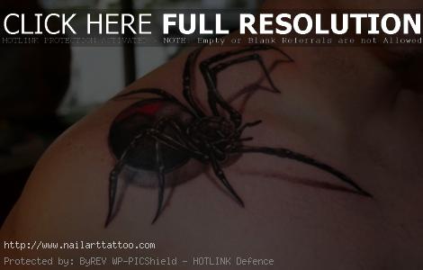 3d Black Widow Tattoos