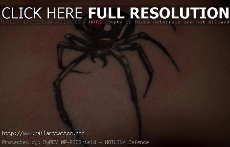 3d Black Widow Tattoo Designs