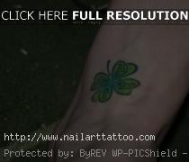 4 Leaf Clover Tattoos Designs
