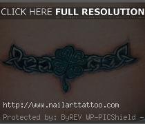 4 Leaf Clover Tattoos For Women