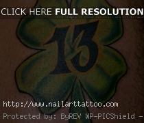 4 Leaf Clover Tattoos Meanings