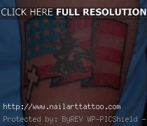 American Flag Cross Tattoos