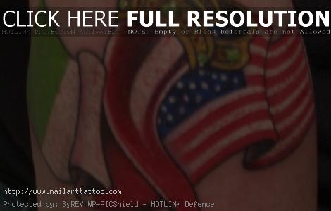 American Flag Tattoos Designs Tribal