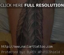 American Indian Feather Tattoos