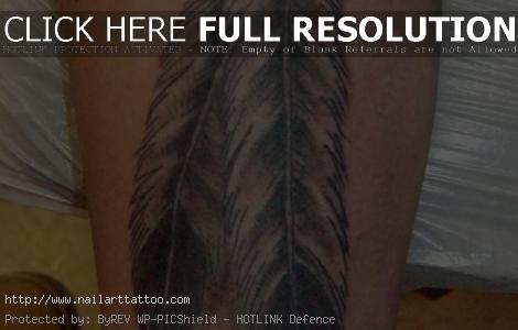 American Indian Feather Tattoos