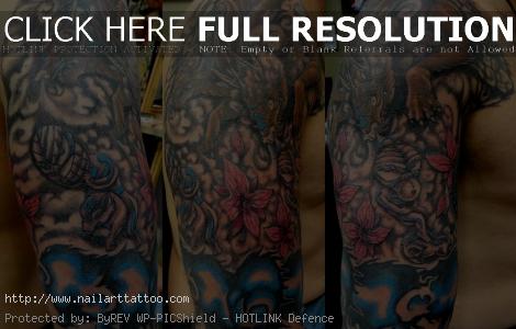 American Traditional Sleeve Tattoos