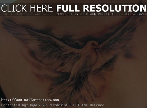 Angel And Dove Tattoos