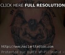 Angel Memorial Tattoos Designs