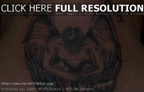 Angel Memorial Tattoos Designs