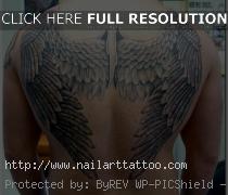 Angel Wings On Back Tattoos