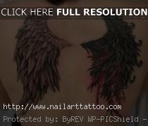 Angel With Wings Tattoos