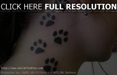 Animal Paw Tattoos Designs