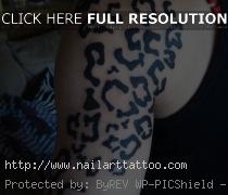 Animal Print Heart Tattoos