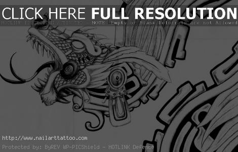 Aztec Art Tattoos Drawings