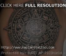 Aztec Calendar Tattoos Design