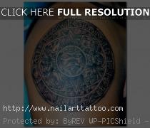 Aztec Calendar Tattoos Designs