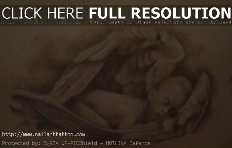 Baby Angel Tattoos For Men