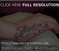 Baby Names Tattoos Designs