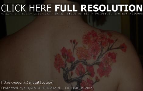 Back Shoulder Tattoos Women