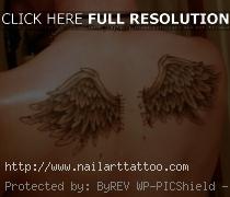 Back Wing Tattoos Designs