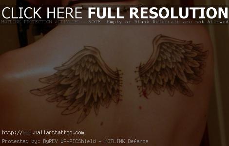 Back Wing Tattoos Designs