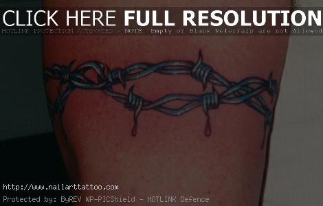 Barb Wire Arm Tattoos