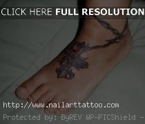 Barbed Wire Cross Tattoos