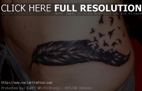 Bird And Feather Tattoos Designs