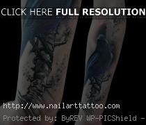 Bird On A Branch Tattoos