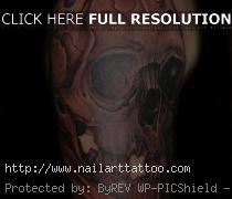 Black And Gray Skull Tattoos