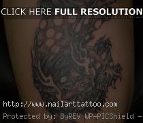 Black And Grey Hummingbird Tattoos