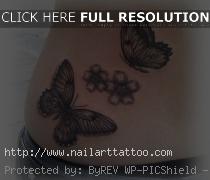 Black And White Butterfly Tattoos