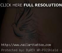 Black And White Dove Tattoos
