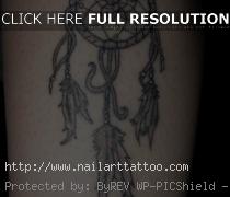 Black And White Dreamcatcher Tattoos