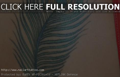 Black And White Feather Tattoos