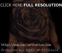 Black And White Flower Tattoos