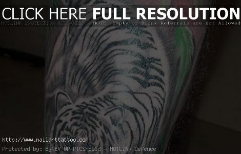 Black And White Tiger Tattoos