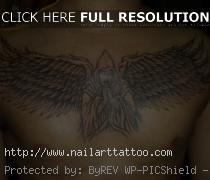 Black Angel Wings Tattoos