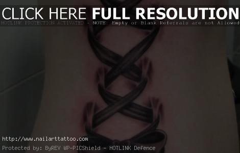 Black Bow Tattoos Designs