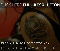 Black Rose Tattoos For Women