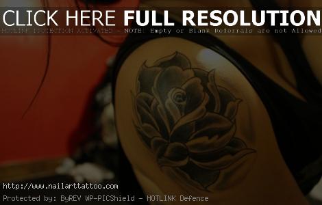 Black Rose Tattoos For Women