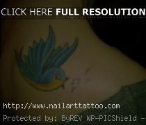 Blue Bird Tattoos Designs