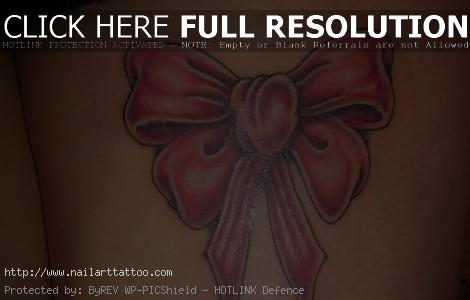 Bow Tattoos For Girls