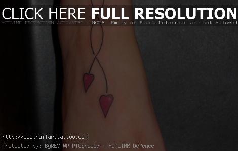 Bow Tattoos On Ankle