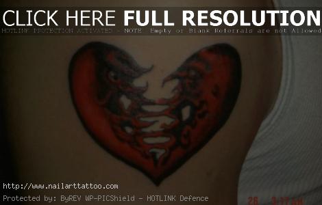 Broken Heart Tattoos For Women