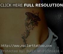 Butterfly In Flight Tattoos