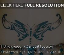 Butterfly Tattoos Lower Back