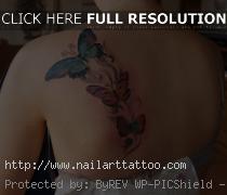 Butterfly Tattoos On Shoulder