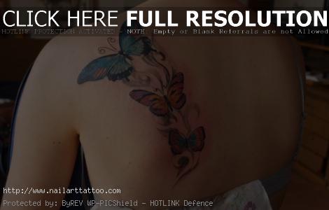 Butterfly Tattoos On Shoulder